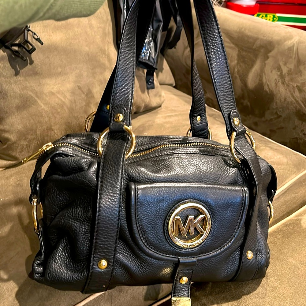 Michael Kors pebbled Leather Satchel